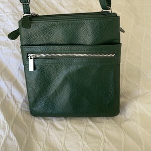 Gianini Bernini Triple-Zip Dasher Crossbody